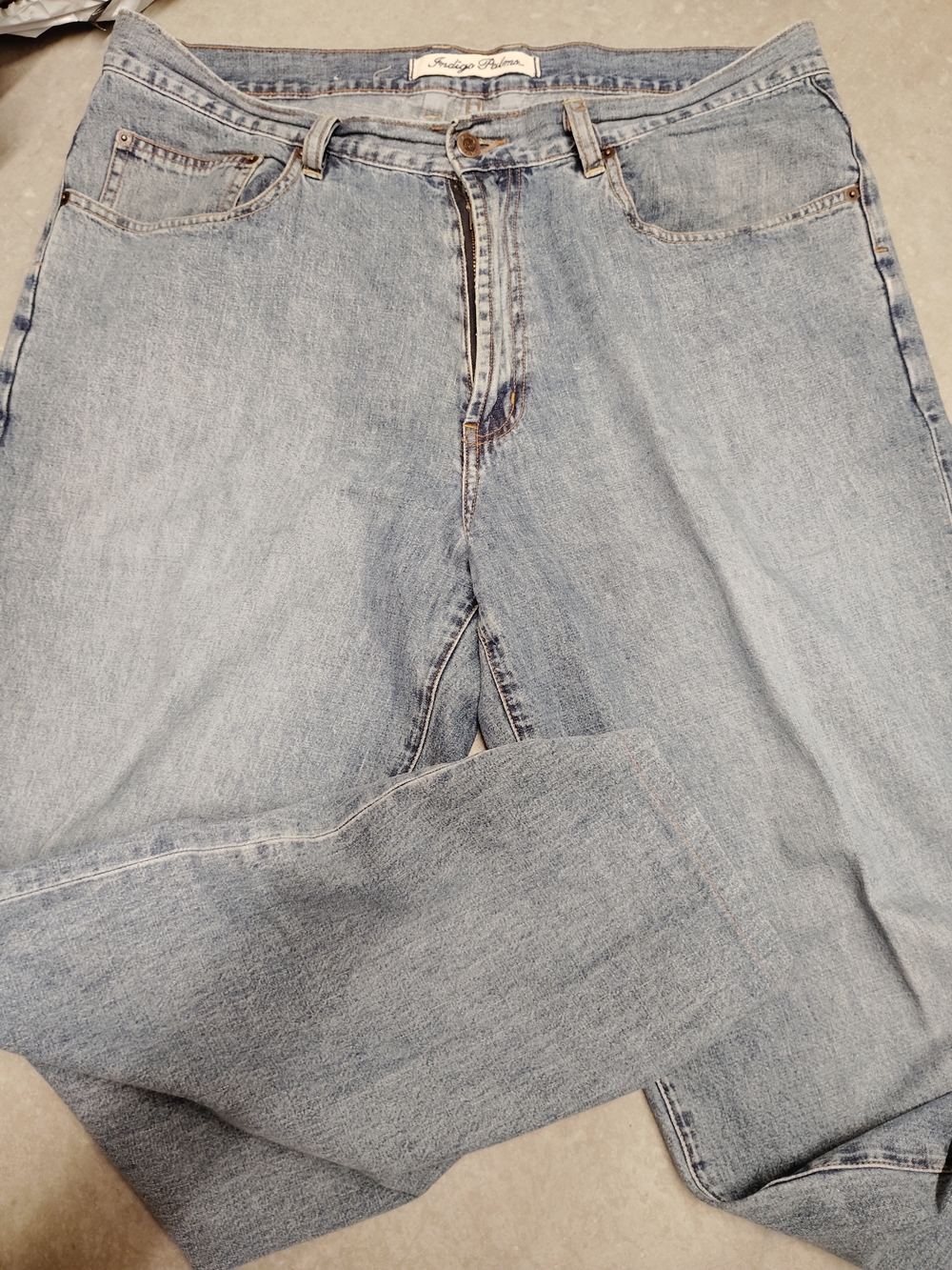 38x34 Indigo palms Tommy Bahama Relaxed Fit Men's Jeans - Light Blue Denim